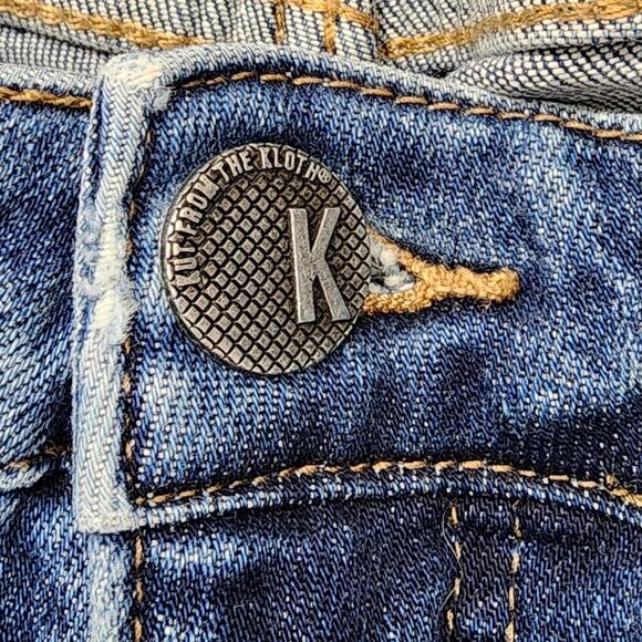 Kut Jeans Womens 2 Blue Catherine Fab Ab Boyfriend Ankle High Rise Stretch Denim - Picture 3 of 16